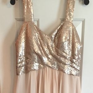 Sequin/Chiffon Dress